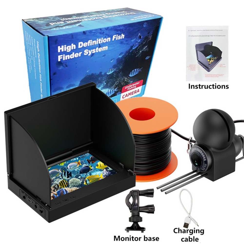 4.3Inch for ultra clear screen Fish Finder Underwater Fishing Camera Ice Boat